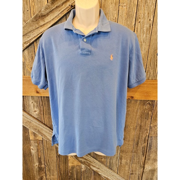 Polo ralph lauren size large L men's blue polo casual career ^^ - Picture 2 of 6